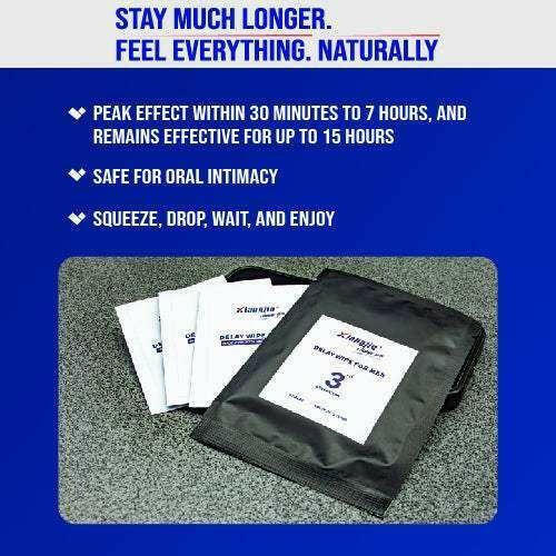 XIANGJIU Delay Wipes for Men,  3 PCS, 3rd Generation.